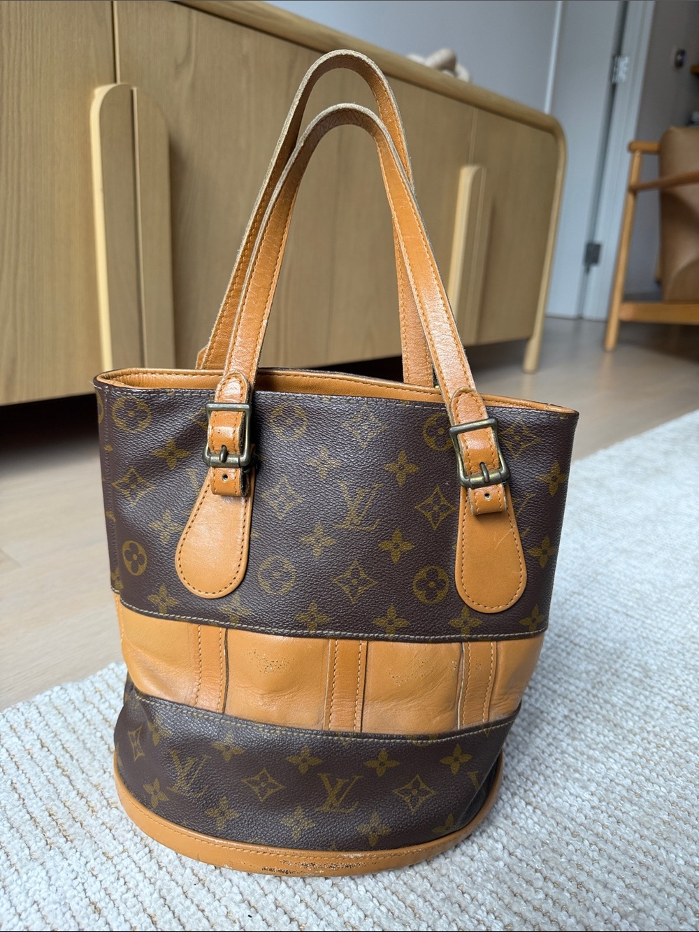 Vintage Louis Vuitton Macadam Bucket PM - Picture 1 of 7